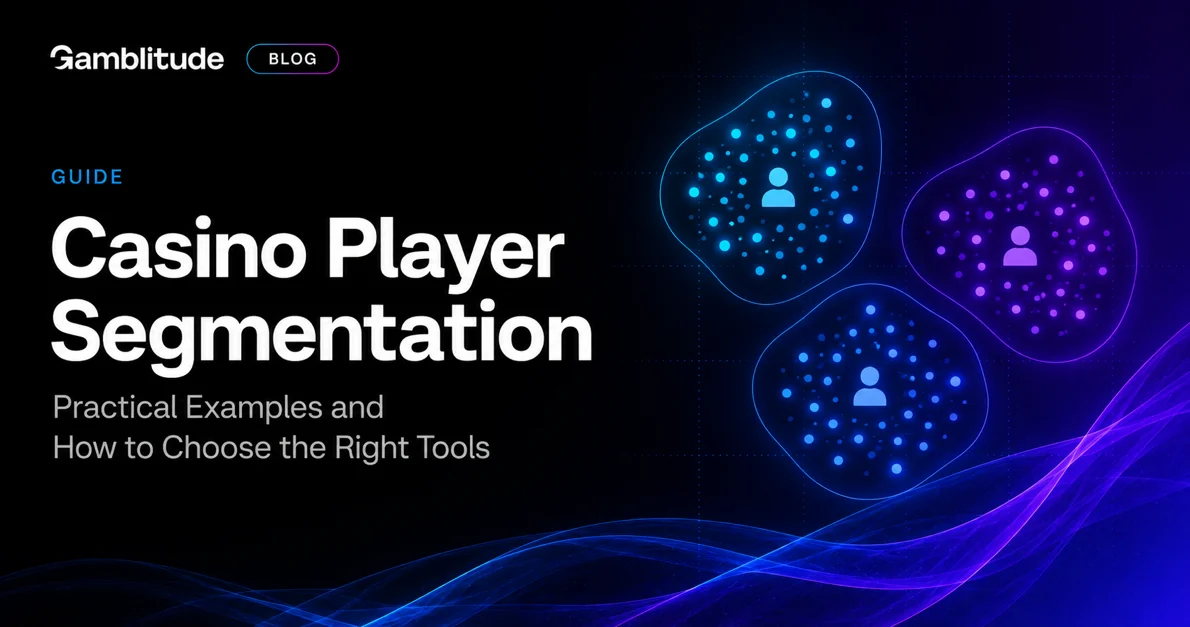 Casino player segmentation: three groups of player profiles, with practical examples and guidance on choosing tools.